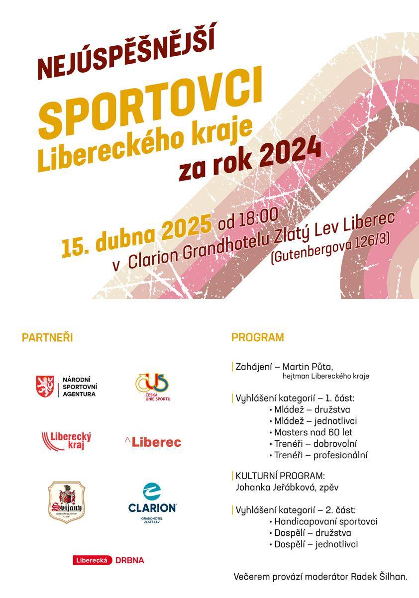 Nejúspěšnější sportovci Libereckého kraje za rok 2024