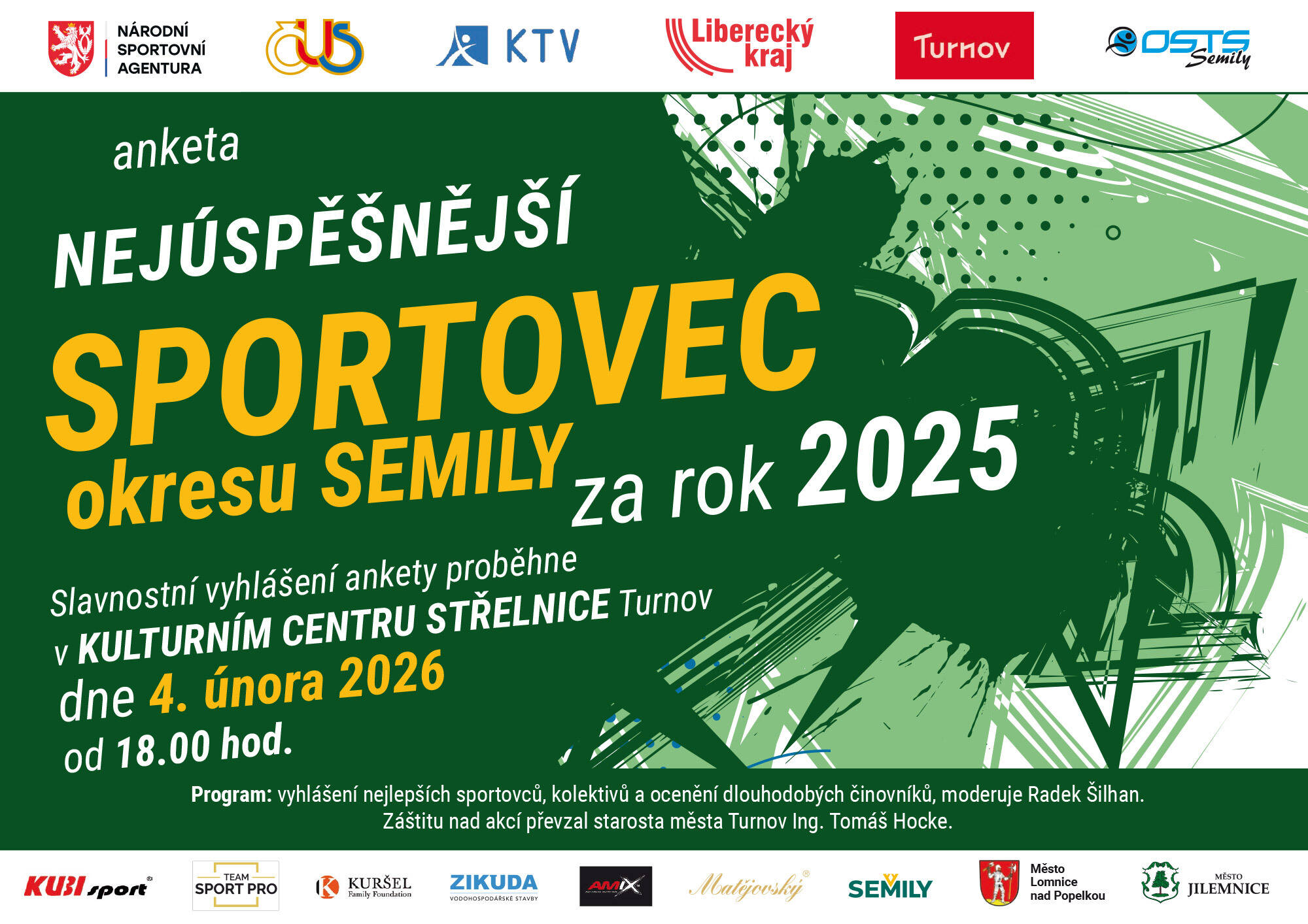 Nejúspěšnější sportovec okresu Semily za rok 2025